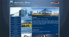 Desktop Screenshot of aktualbau.com